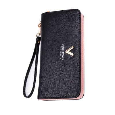 

Women Long Clutch Faux Leather Wallet Purse Checkbook Coin Bag Card Handbag