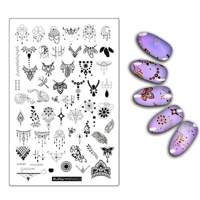 

〖Follure〗DIY Nail Art Stamp Stamping Plates Manicure Template Nail Stamping Plates