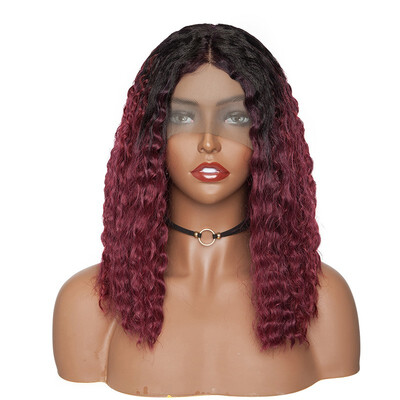

U Part Lace Front Wigs Long Kinky Curly Synthetic Wigs For Black Women Hair Wigs