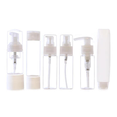 

8pcs Portable Empty Transparent Travel Cosmetic Bottles Set Points Bottling