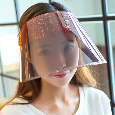 

Summer Hat Sun Visor Party Casual Hat PVC Clear Plastic Adult Sunscreen Cap