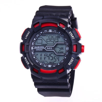 

Childrens Digital Sports Watch Fashion Multifunctional Watch With Backlit