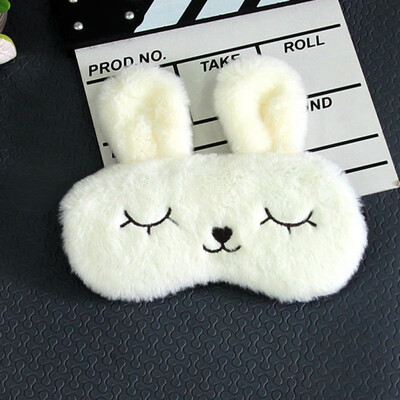 

Cartoon Rabbit Ice Bag Eye Patch Shading Eye Cover for Sweet Sleeping Home Bedroom Plush Rabbit Pattern Ice Compress Eyes Masks