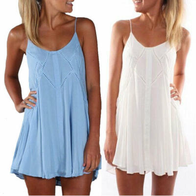 

Women Sexy Boho Summer Sleeveless T-shirt Casual Backless Beach Tank Tops Blouse