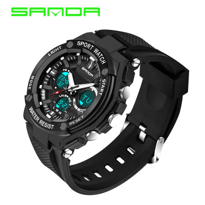 

Big dial outdoor cool tide youth mens waterproof student watch