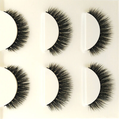 

〖Follure〗Makeup 3D Natural Long Fake Eye Lashes Handmade Thick False Eyelashes Black