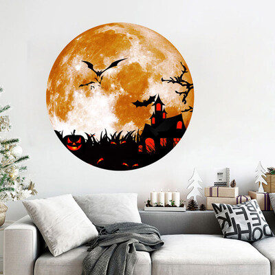 

〖Follure〗Creative Luminous Moon-shadow Wall Sticker Halloween Decoration Sticker Pumpkin