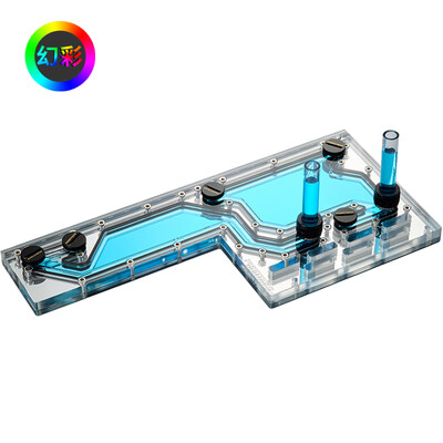 

Chasing the wind PHANTEKS D140 computer chassis universal water-cooled waterway plate deflector waterway board DRGB motherboard synchronization mirror back plate sealing material technology heat dissipation