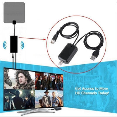 

Indoor television antenna A new digital satellite ground wave HDTV antenna with light amplifier