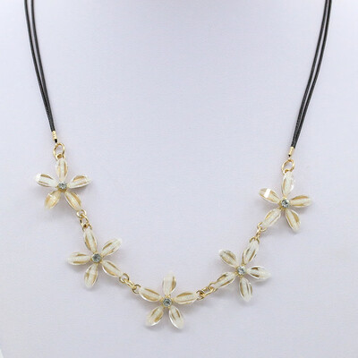 

New Arrival Vintage Jewelry Crystal Flower Chokers Necklace Necklaces & Pendants Woman Gift