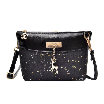 

Tailored Fashion Women Girl Bling Sequins Flap Bags Pretty Deer Crossbody Shoulder Bags