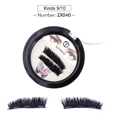 

〖Follure〗Ultra-thin 02mm Magnetic Eye Lashes 3D Reusable False Magnet Eyelashes
