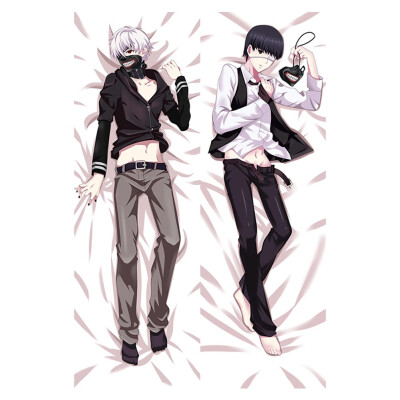 

Lavendei Tokyo Ghoul Pillowcase Japanese Anime Double-Sided Decorative Pillow Cover Home Sofa Decor Gift for Anime Fans