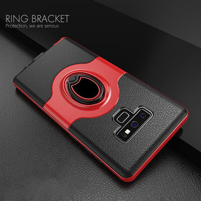 

Multifunction Phone TPU Case For Samsung note9 Cover Luxury Magnetic Kickstand Ring Holder