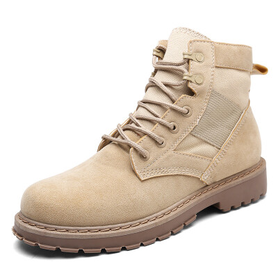 

Martin boots war wolf with outdoor frosted leather boots England suede high-slip skid boots