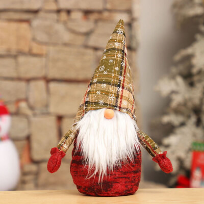 

〖Follure〗Handmade Santa Cloth Doll Birthday Present For Home Christmas Holiday Decoration