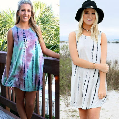 

Boho Sexy Women Sleeveless Party Evening Cocktail Summer Beach Short Mini Dress