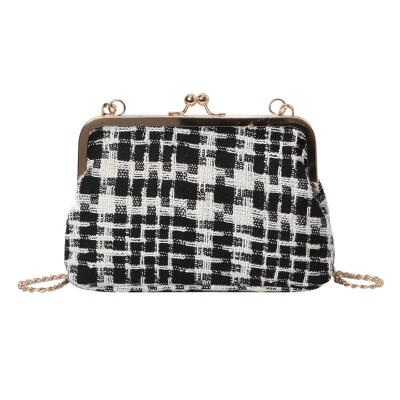 

Vintage Women Geometric Pattern Chain Crossbody Bags Handbags Shoulder Bag
