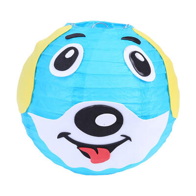 

DIY Cartoon Lantern Festive Children Handcrafted Round Paper Lantern