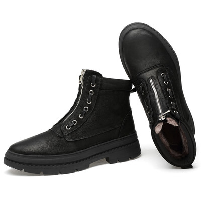

HengLiang The first layer of leather mens high-top Martin boots 7202