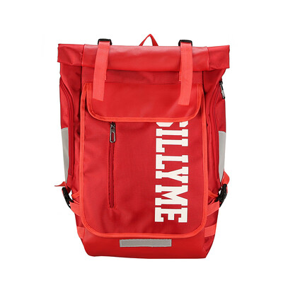 

Ins Super Fire Shoulder Backpack Personality Male Fashion Night Light Letter Shoulder Bag Students Bookbag Computer Bag