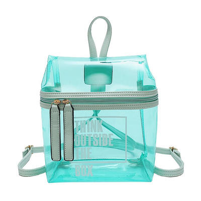 

2019 New Korean Style Of Shoulder Bag Fashion Backpack Transparent Student Backpack