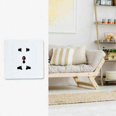 

Greensen Wall Mounted 86 Type Dual Wall Socket Outlet 220V for Bedroom Living Room Home