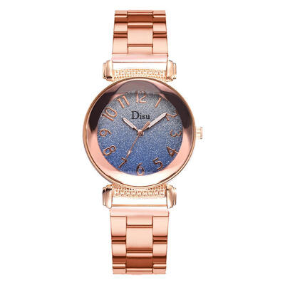 

Fashion Women Luxury Watch Rose Gold Stainless Steel Analog Quartz Wristwatch Ladies Female Luxurious Elegant Business Watches