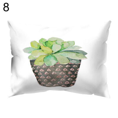 

Fresh Bonsai Plant Square Throw Pillow Case Cushion Cover Sofa Bedding Articles