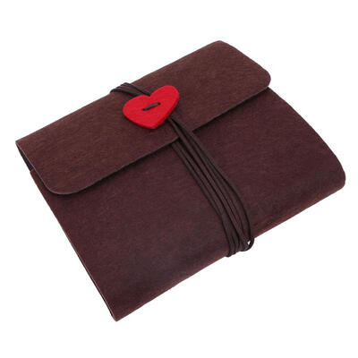 

Vintage Felt Cover Handmade DIY Photo Album Decor Birthday Gift Love Heart