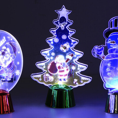 

〖Follure〗Christmas Creative Colorful Butterfly Night Light Can Paste LED Decorative Wall