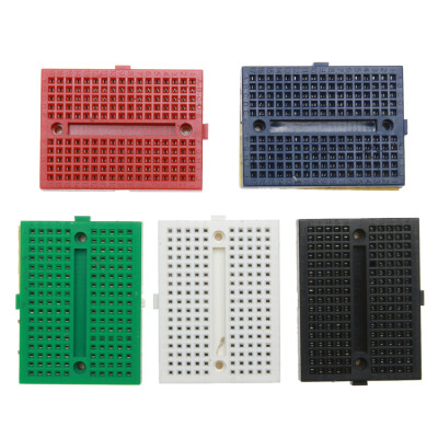 

5pcs SYB-170 Mini Breadboard Colorful Breadboard Prototype Board Small Plat