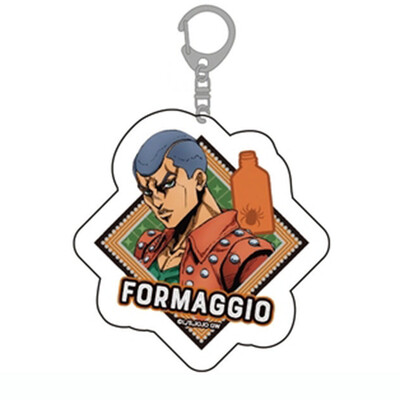 

CAR-TOBBY Anime Jojos Bizarre Adventure Keychain Cartoon Figure Acrylic Keychain