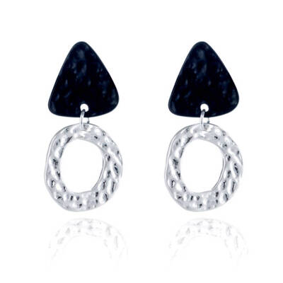 

Punk Girls Ear Rings Women Girls Circle Triangular Drop Dangle Earrings Women Wedding Jewelry