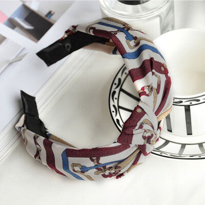 

SUNSIOM Womens Headband Twist Hairband Bow Knot Cross Tie Velvet Headwrap Hair Band Hoop
