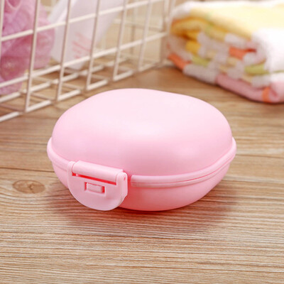 

1pc Bathroom Soap Box Dish Plate Case Home Shower Travel Hiking Container New