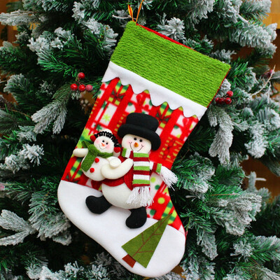 

〖Follure〗Christmas Xmas Tree Hanging Party Tree Decor Elk Candy Stocking Gift Candy Bags