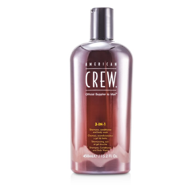 

AMERICAN CREW - Men 3-IN-1 Shampoo Conditioner & Body Wash 450ml152oz