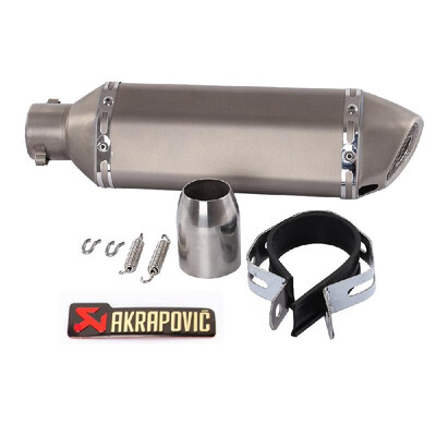 

Universal 51MM Exhaust Muffler Pipe With Muffler Moto Bike Pot Escape Fit for Motorcycle Scooter Dirtbike