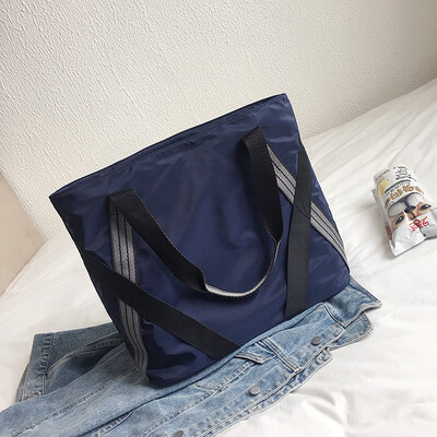 

Spring&summer on the new big bag female 2019 new wave Korean version of the fashion casual large capacity wild hit color shoulder bag