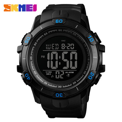

Waterproof electronic watch Student mens large dial multi-function watch