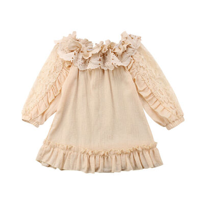 

Newborn Kids Baby Girl Birthday Wedding Pageant Formal Party Tulle Lace Dress