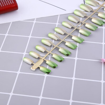 

24pcs False Nails Full Cover Fake Nails ABS Artificial Tips Nail Art Decor