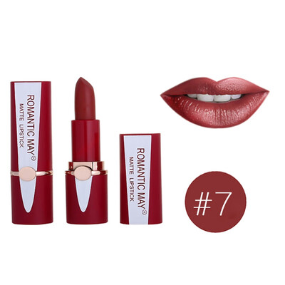 

Natural Waterproof Matte Velvet Glossy Lip Gloss Lipstick Lip Sexy Red Lip Tint 12 Colors Women Fashion Makeup Gift