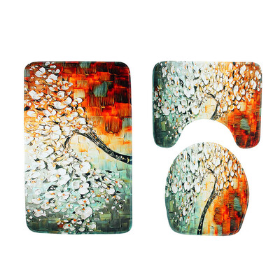 

〖Follure〗3pcs Non-Slip Suction Grip Bath Mat Bathroom Kitchen Carpet Doormats Decor