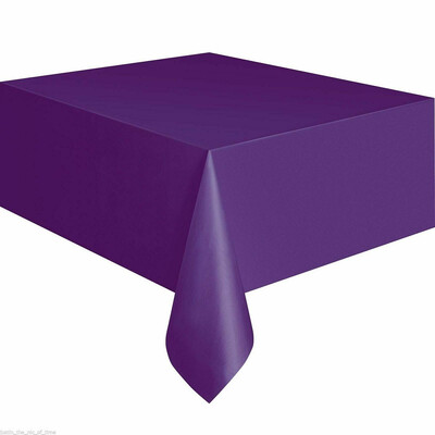

Plastic Table Cover Cloth Wipe Clean Party Tablecloth Rectange Covers Cloths