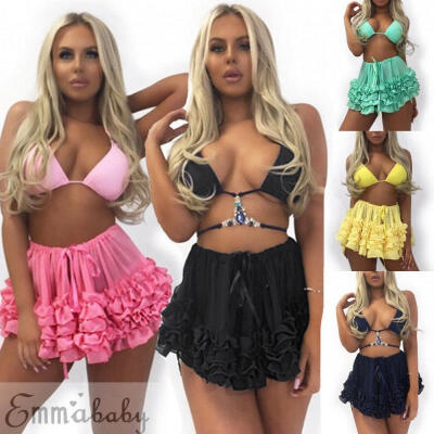 

Sexy Women Sexy Crochet Mesh Swimwear Summer Beach Dress Sheer Bikini Cover Up Hot