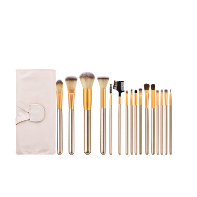 

Toponeto Foundation Cosmetic Eyebrow Eyeshadow Brush Makeup Brush Sets Tools 16PCS