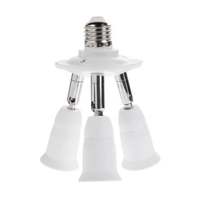 

Adjustable 345 in 1 E27 Base Light Lamp Bulb Adapter Holder Socket Splitt