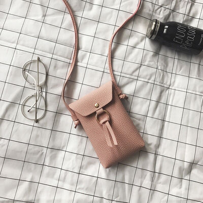 

2018 New Style Fashion Solid Women Wallet Purse Bag PU Leather Flap Cell Phone Mini Cross Body Shoulder Bag Hot